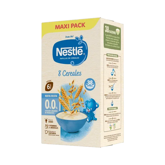 Nestlé Bouillie aux 8 céréales 0 %, 570 g