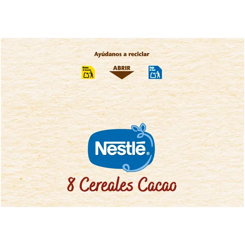 Nestlé Bouillie aux 8 céréales 0 % de cacao, 330 g