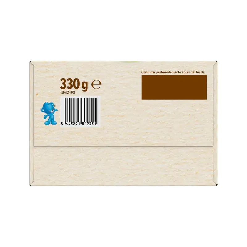 Nestlé Bouillie aux 8 céréales, 0 % de fruits, 330 g