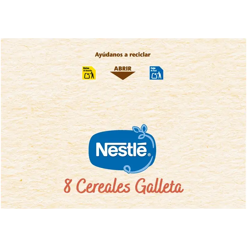 Nestlé Bouillie aux 8 céréales 0 % biscuit, 330 g