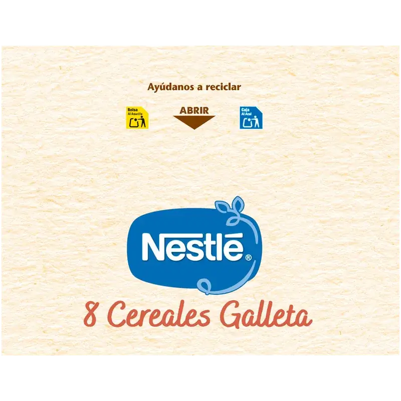 Nestlé Bouillie aux 8 céréales 0 % biscuit, 570 g