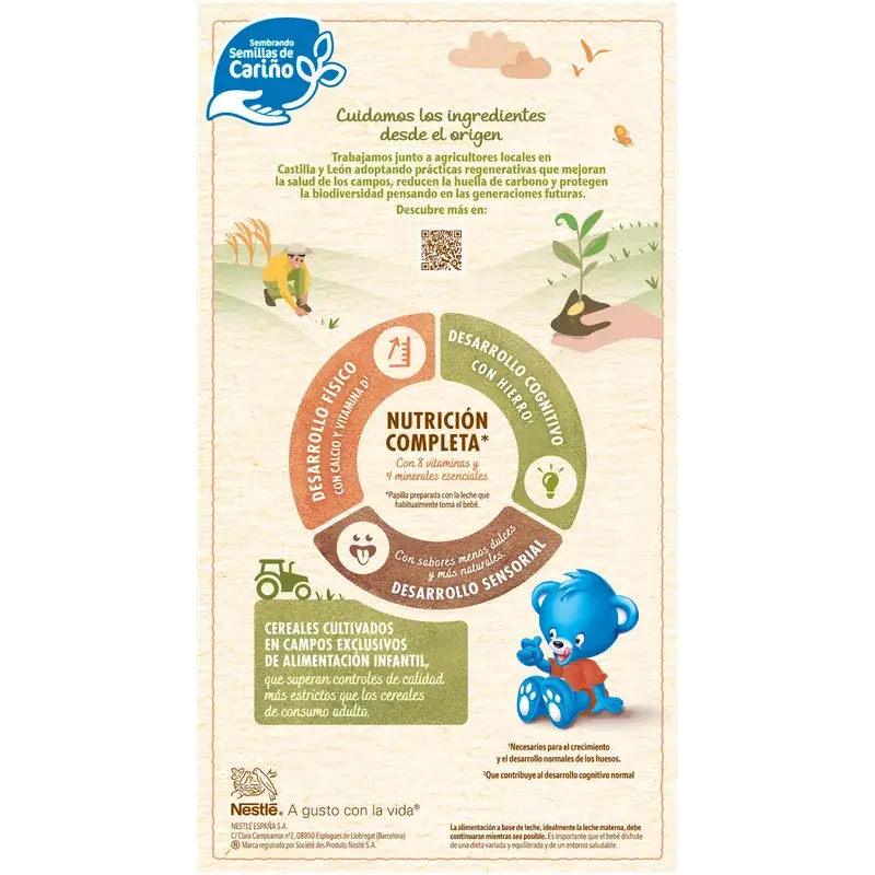 Nestlé Bouillie aux 8 céréales 0 % biscuit, 570 g