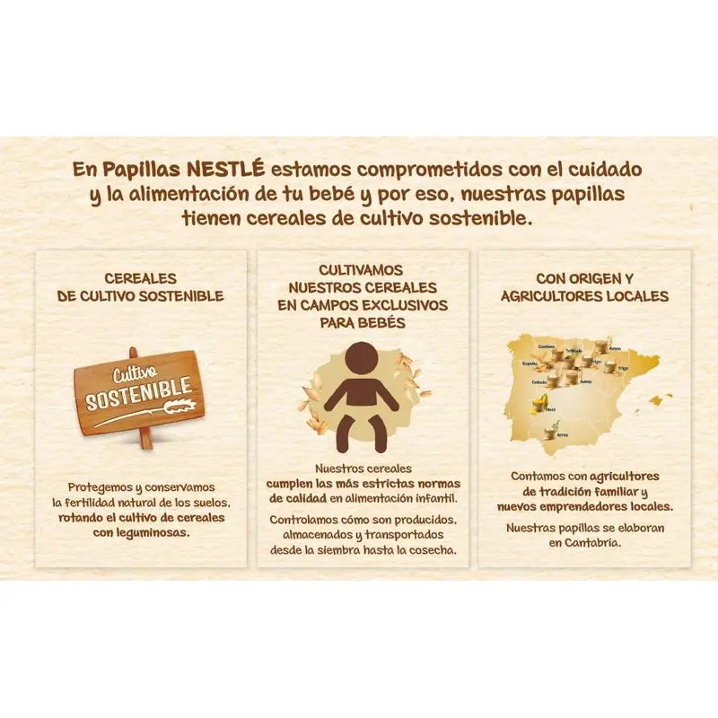 NESTLÉ Papilla 8 Céréales avec biscuits Maria 950g