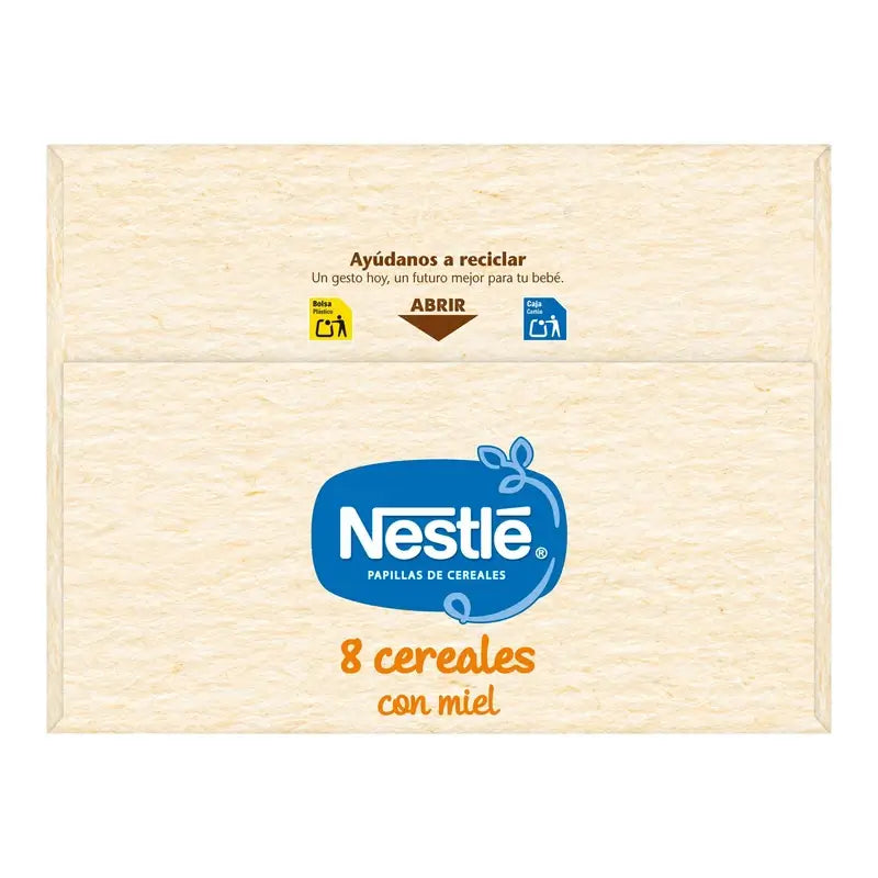 NESTLÉ Papilla 8 Céréales avec miel, 950g