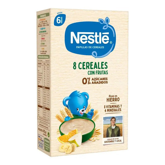 Nestlé Baby Food 8 Cereals With Fruit, 475g