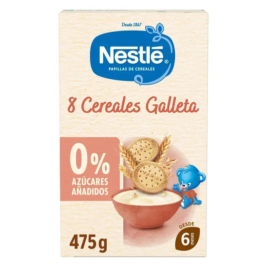 Nestlé Baby Food 8 Cereals with Maria Cookie, 475g