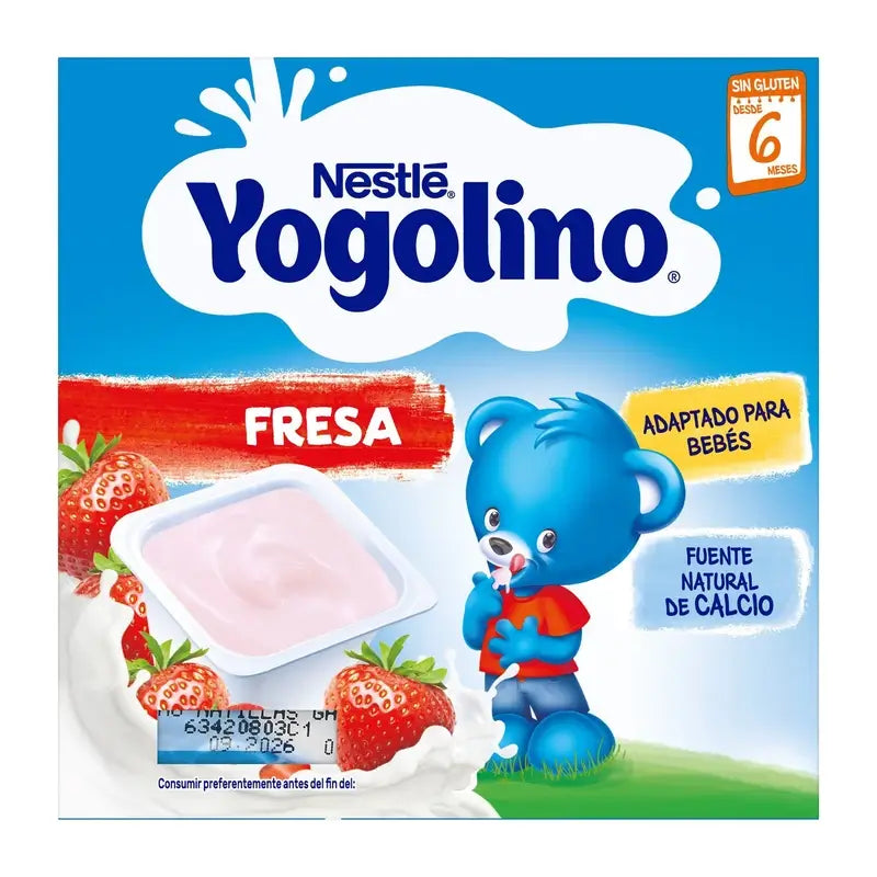 Nestlé Yogolino Fraise, 4X100 g
