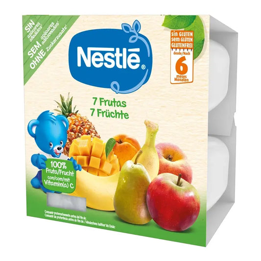 Portion de fruits Nestlé Puree 7, 4X100g