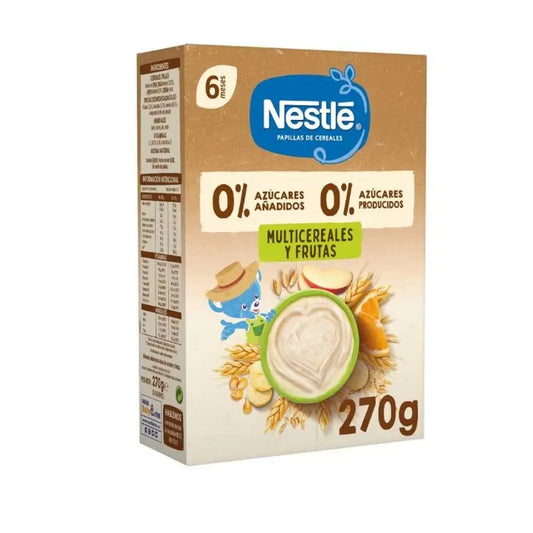 NESTLÉ Papille 0%0% Multicéréale avec fruits,270gr