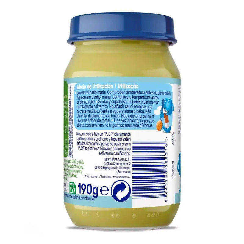 Bocaux de poisson aux légumes Nestlé, 190g