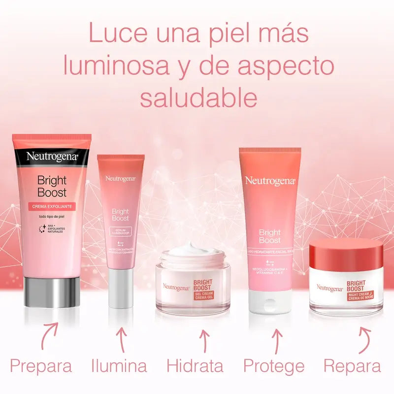 Neutrogena Bright Boost Crème hydratante anti-âge pour le visage, 2X50 ml