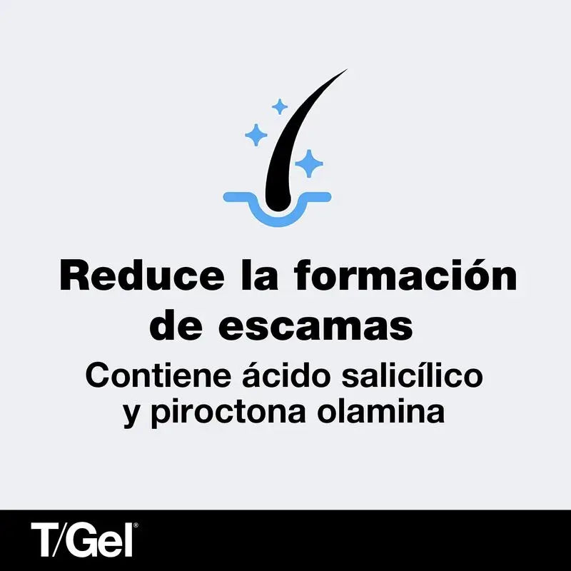 Neutrogena T/Gel Shampooing antipelliculaire pour cheveux gras, 2 x 250 ml