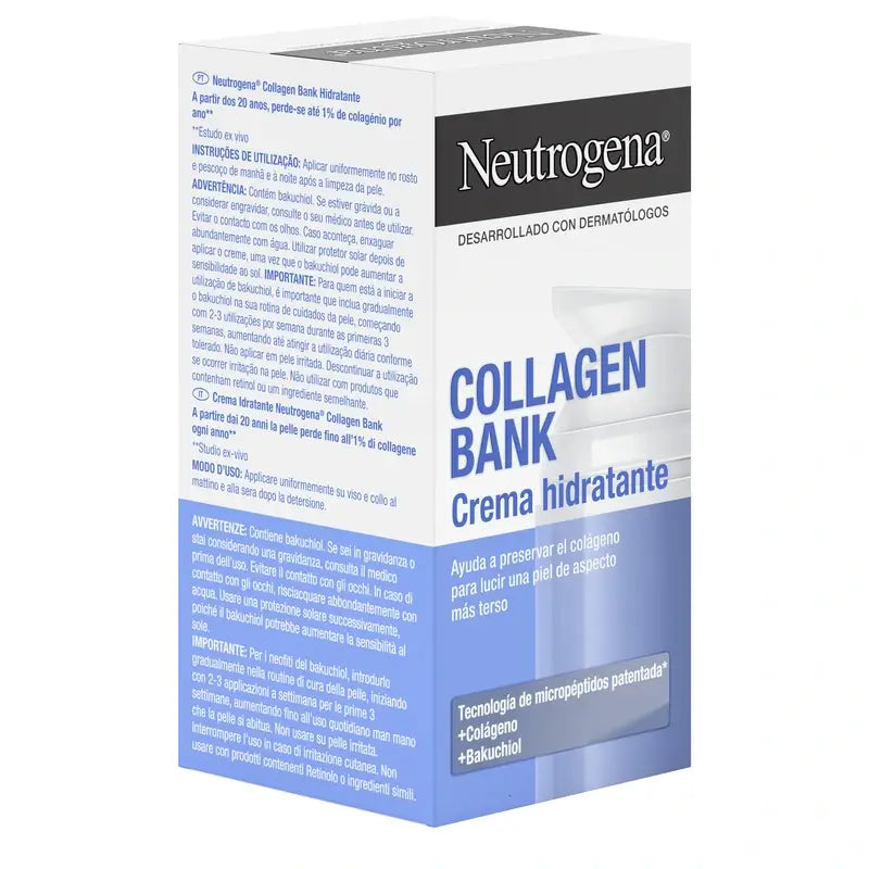 Neutrogena Collagen Bank Crème hydratante pour le visage, 50 ml
