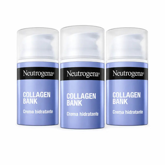 Crème hydratante pour le visage Neutrogena Collagen Bank, lot de 3 x 50 ml