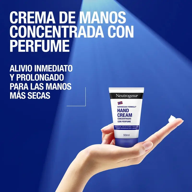 Neutrogena Crème Réparatrice Concentrée pour les Mains avec Parfum, 2X50 Ml