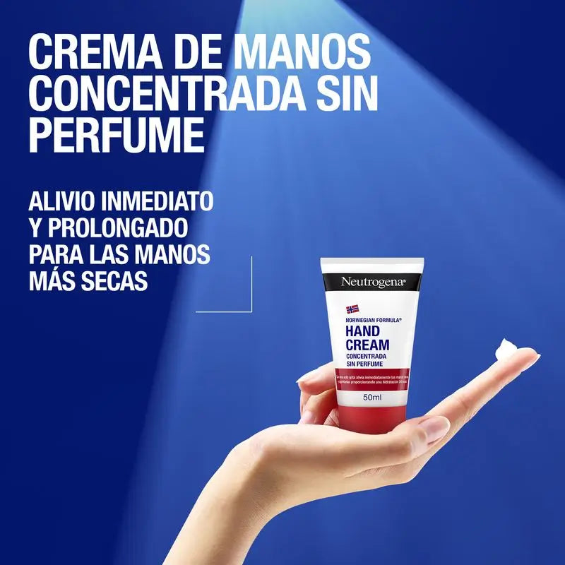 Neutrogena Crème réparatrice concentrée pour les mains, sans parfum, 50 ml