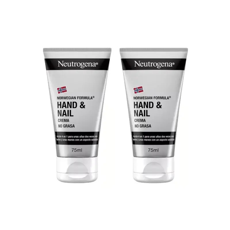 Neutrogena Hand & Nail Cream, Repairing & Strengthening, 2X75 Ml