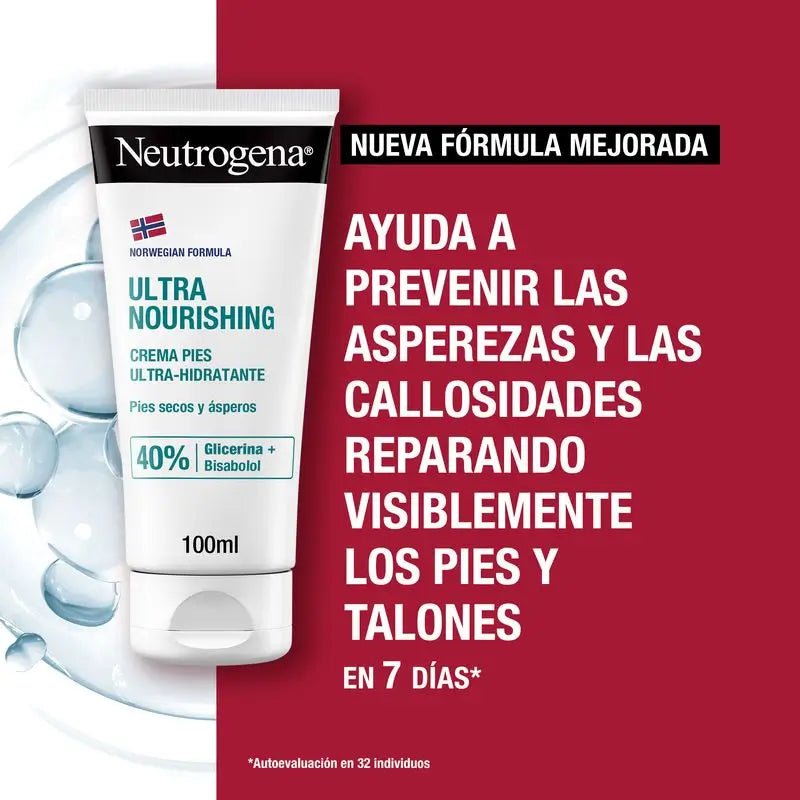 Neutrogena Ultra Moisturising Foot Cream Dry & Rough, 100 ml