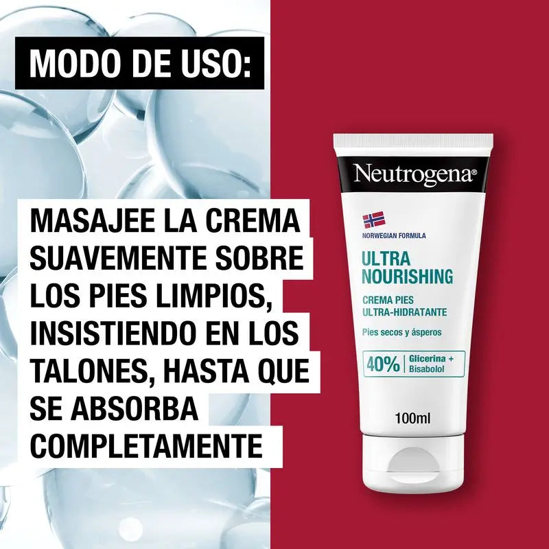 Neutrogena Ultra Moisturising Foot Cream Dry & Rough, 100 ml