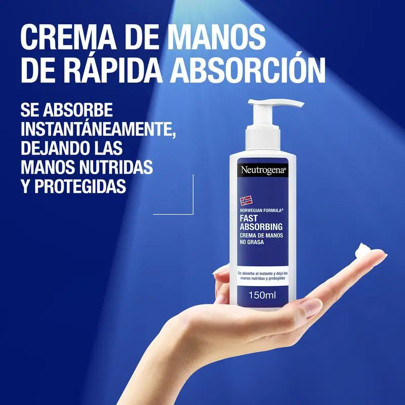 Neutrogena Quick-Absorbing Hand Cream Light Texture, 150 ml