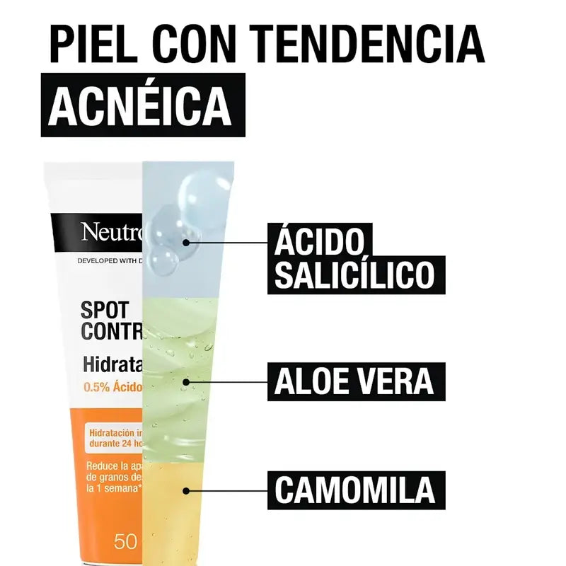 Neutrogena Spot Controlling Moisturising Face Cream, 50 ml