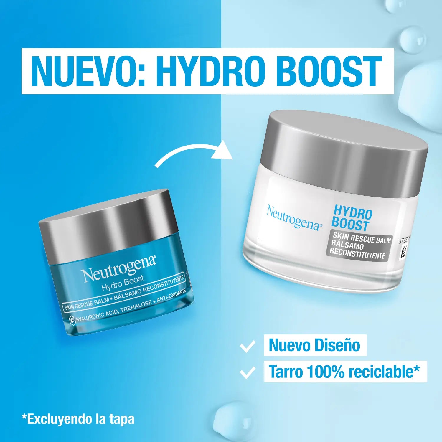Neutrogena Hydro Boost Baume hydratant pour le visage, 50 ml
