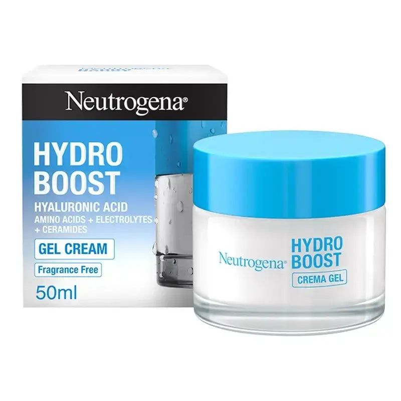 Neutrogena Hydro Boost Gel Crème Hydratant pour le Visage, 2X50 Ml