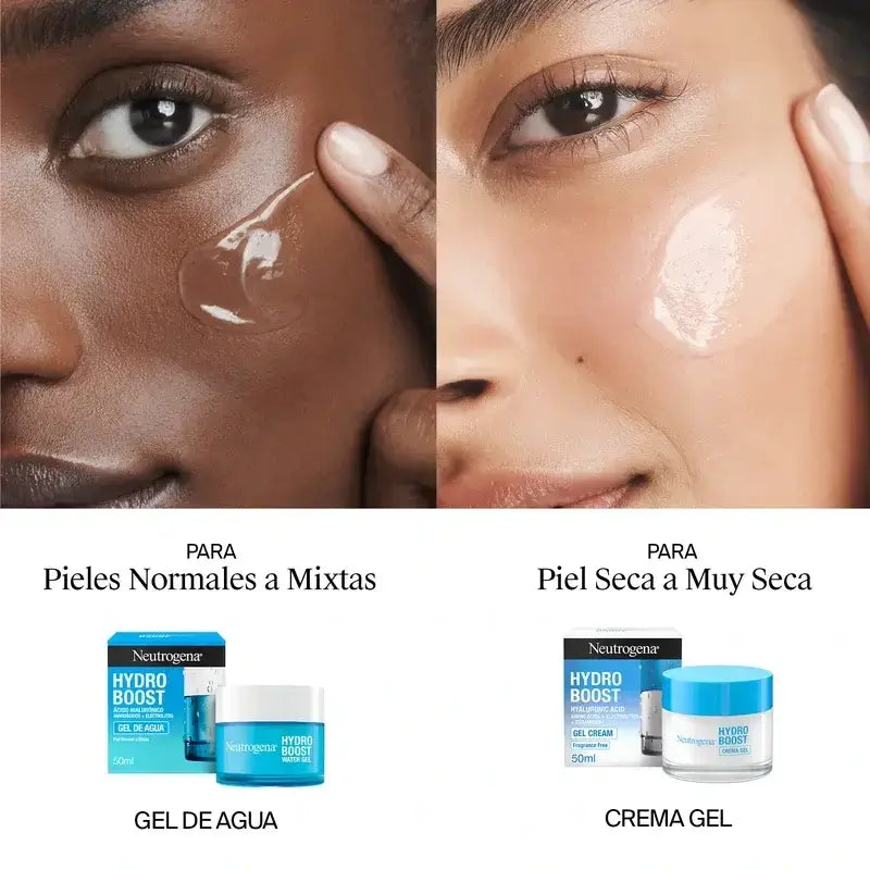 Neutrogena Hydro Boost Gel Crème Hydratant pour le Visage, 2X50 Ml