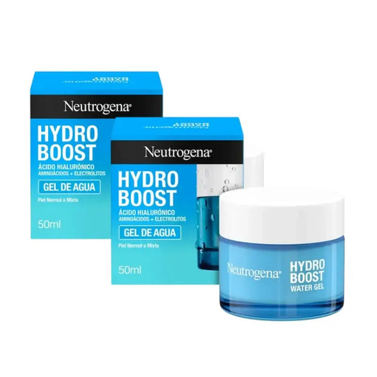 Neutrogena Hydro Boost Water Gel Facial Moisturising Cream, 2X50 Ml