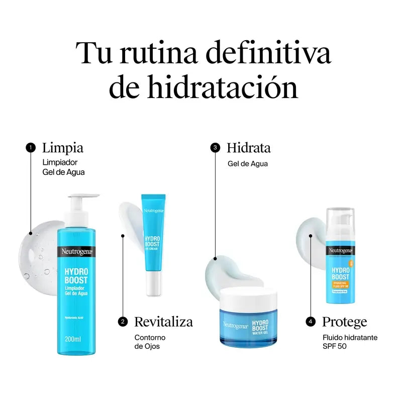 Neutrogena Hydro Boost Gel nettoyant pour le visage Acide hyaluronique, 200ml