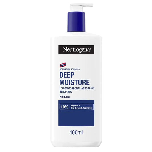 Neutrogena Crème hydratante pour le corps Peau sèche, 400 ml