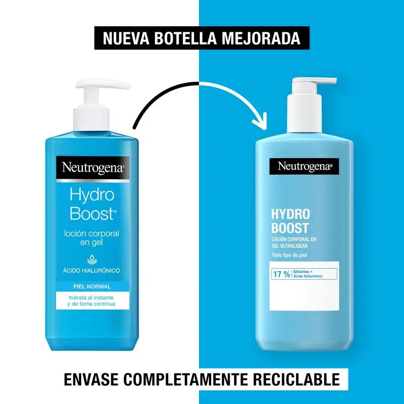 Neutrogena Hydro Boost Gel hydratant ultra léger pour le corps, 400ml