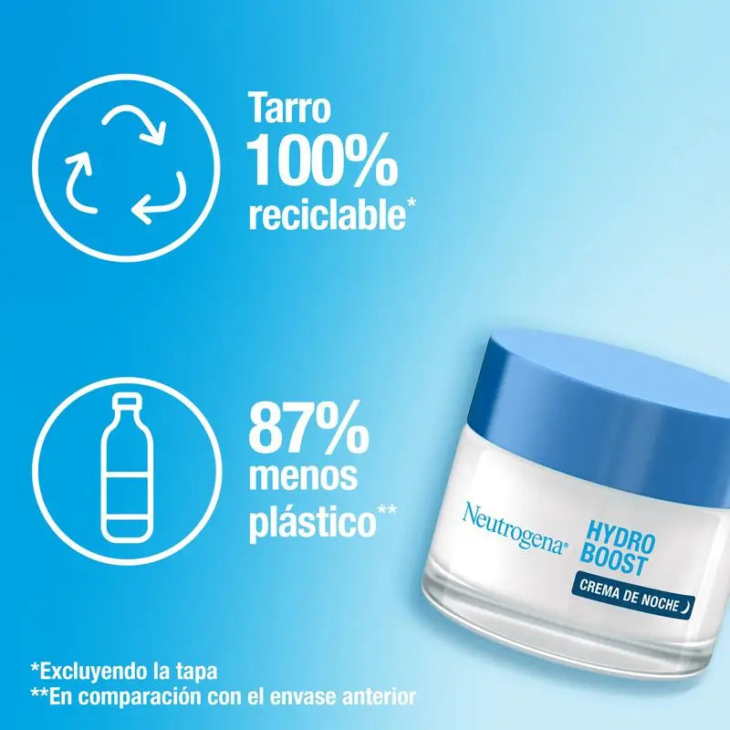Neutrogena Hydro Boost Crème de nuit hydratante pour le visage, 50 ml