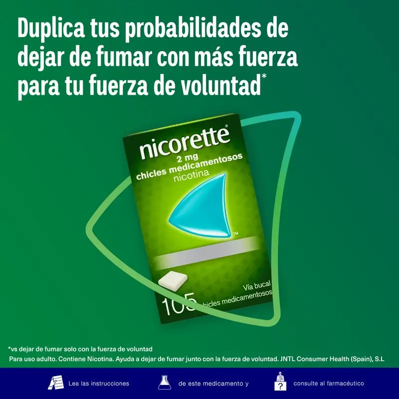 Nicorette 2 mg 105 Chewing-gum