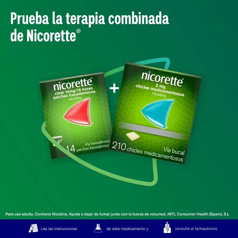 Nicorette 2 mg 210 Gomme à mâcher