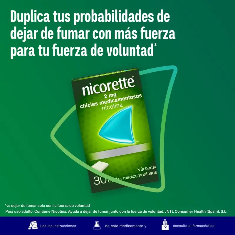 Nicorette 2 mg 30 Chewing-gum