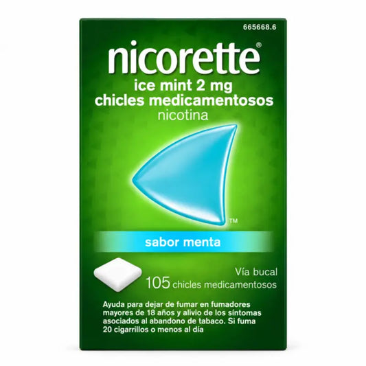 Nicorette Ice Mint 2 mg 105 Gomme à mâcher