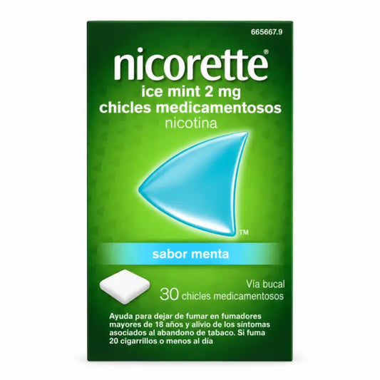Nicorette Ice Mint 30 Chewing-gum 2 Mg