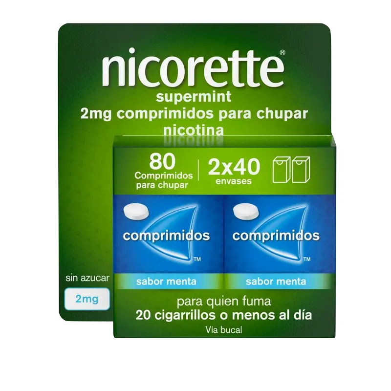 Nicorette Supermint, 80 tablets