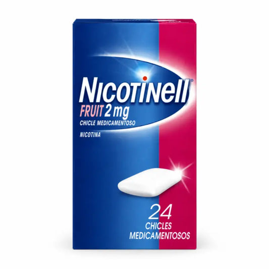 Nicotinell Fruit 2 mg 24 gommes à mâcher médicamenteuses