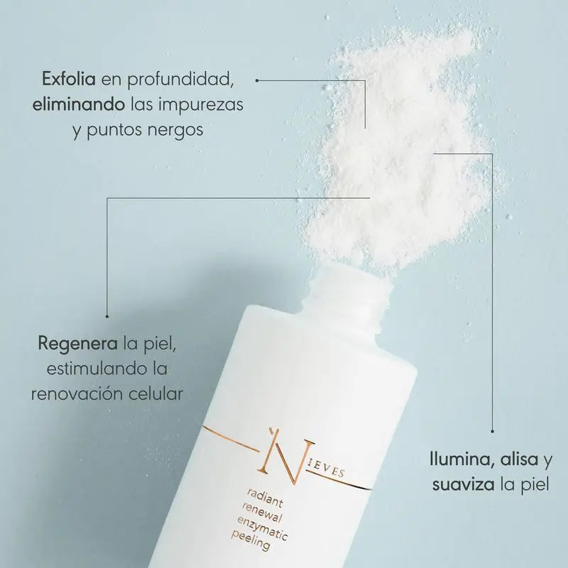 Nieves By Nieves Álvarez Radiant Renewal Enzymatic Peeling Peeling Enzymatique, 40 gr