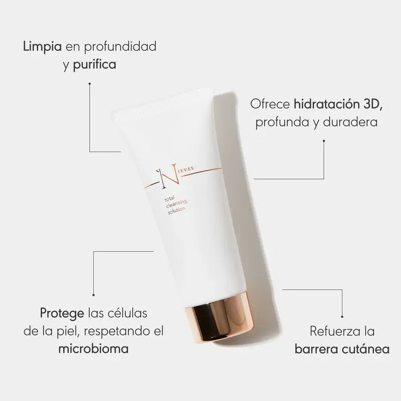 Nieves By Nieves Álvarez Purifying Cleansing Gel Total Cleansing Solution, 100 ml
