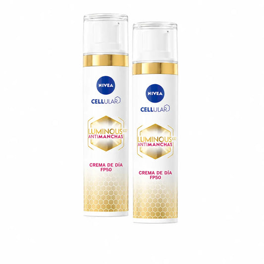 NIVEA Cellular Luminous630 Crème de jour anti-imperfections Fp50, Pack 2