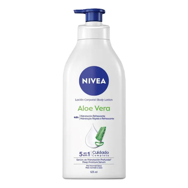 Lait corporel Nivea Aloe Vera, 625ml