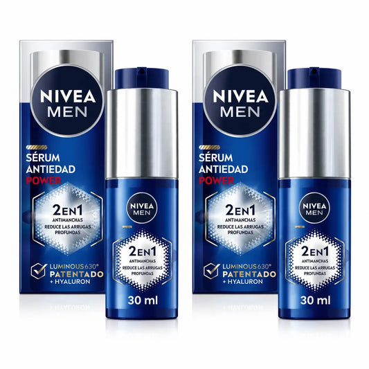 Nivea Men Power Anti-Spot & Anti-Wrinkle Serum 2In1, 30 ml, pack 2
