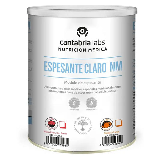 Épaississant Clear NM Orange 400 grammes, Cantabria Labs Nutrición Médica