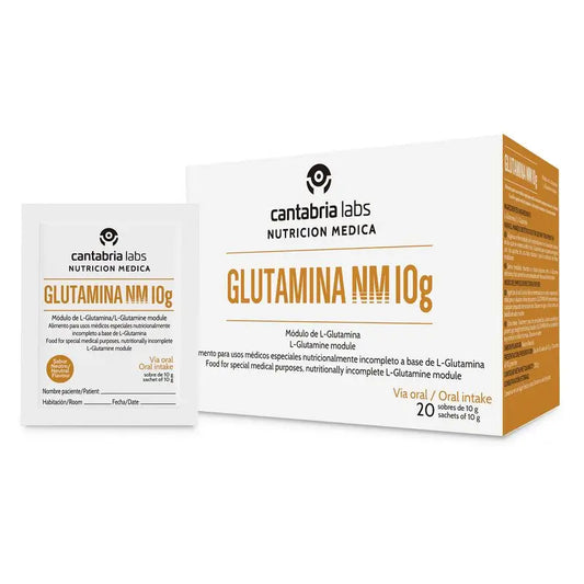 Glutamine NM 10g x 120 sachets, Cantabria Labs Nutrición Médica