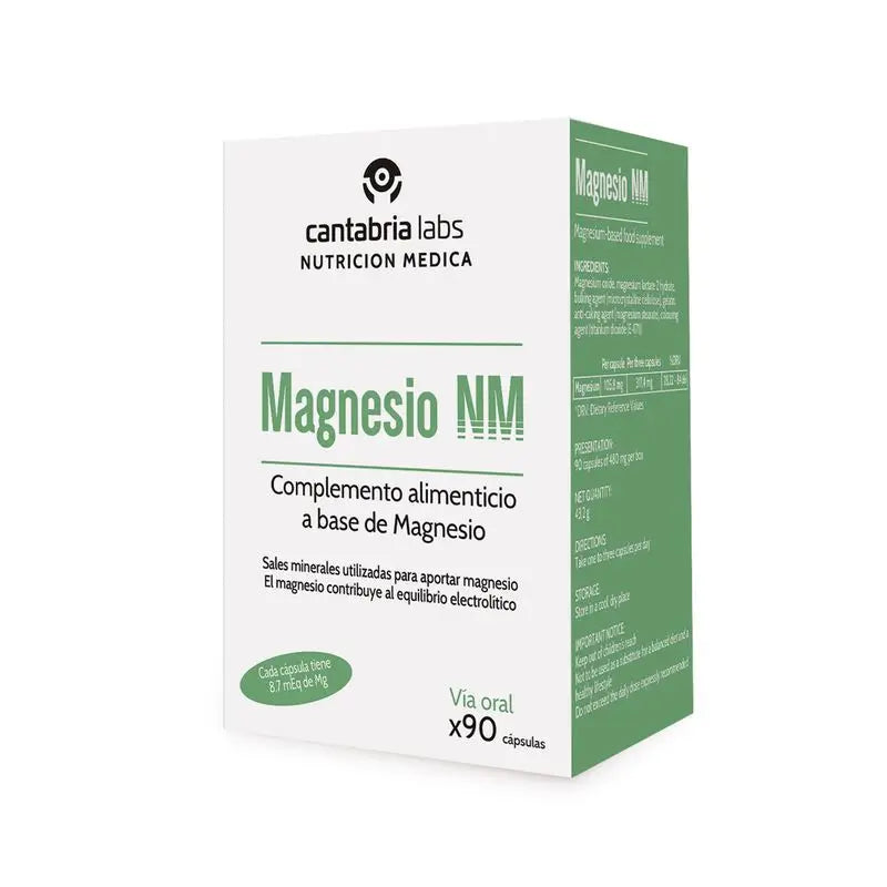 Magnésium NM 90 Capsules, Cantabria Labs Medical Nutrition