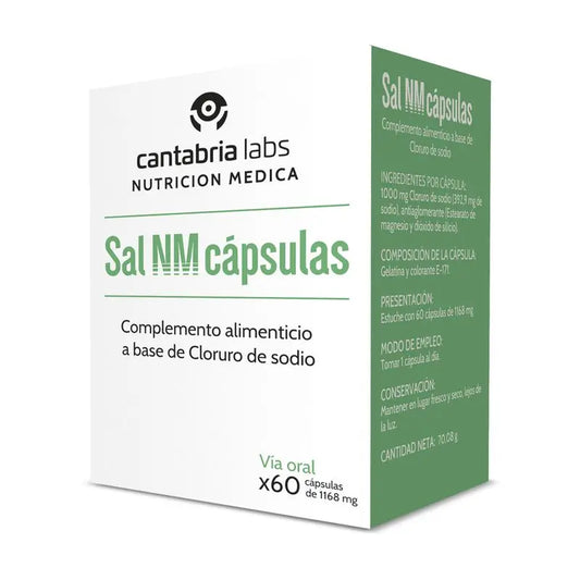 NM Salt 60 Capsules, Cantabria Labs Medical Nutrition
