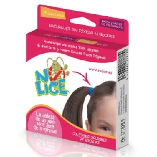 No Lice No Lice Anti-Lice Headband Pink/Blue 4pcs.